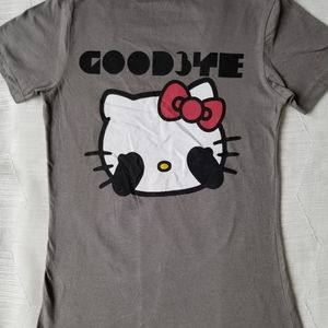 Hello Kitty "hello, goodbye" tshirt Small